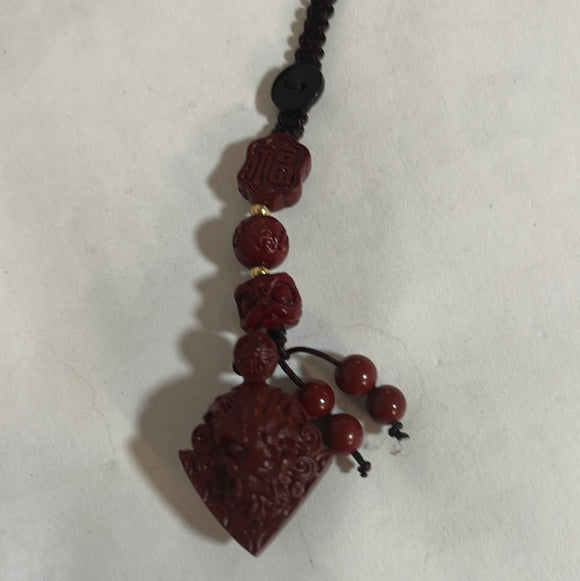 紫金砂狮头小挂饰