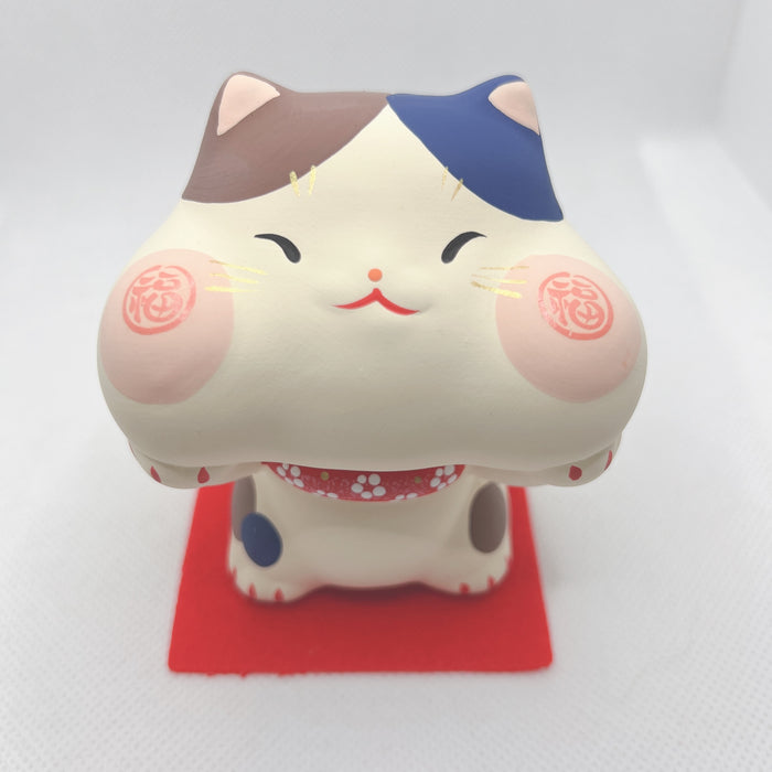 Cat Figurine Beige Cat 18-279A 日式猫咪摆件 米色
