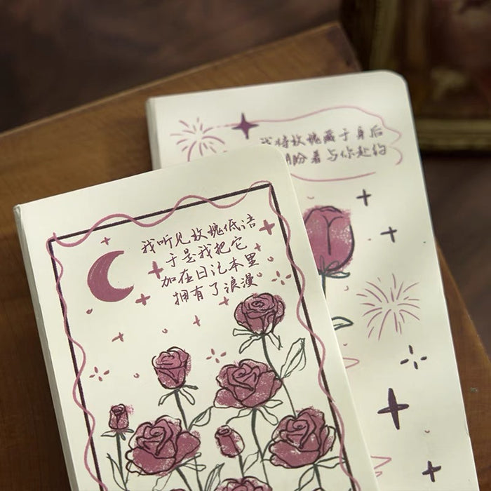 MR.PAPER Rose Series Handbook - Squared 纸先生玫瑰治愈系列手账本 方格页 颜色随机