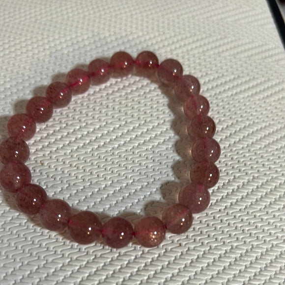 草莓晶单圈手串