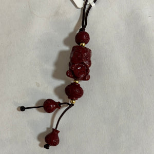 紫金砂吞金兽小挂饰