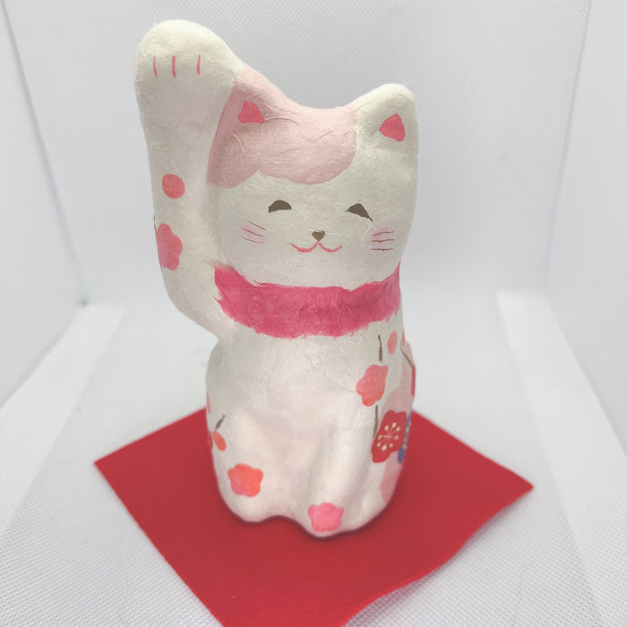 Cat Figurine Sakura Lucky Cat 6-912 日式招财猫摆件 樱花