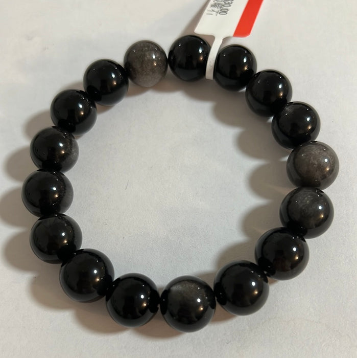 银曜石12mm单圈手串