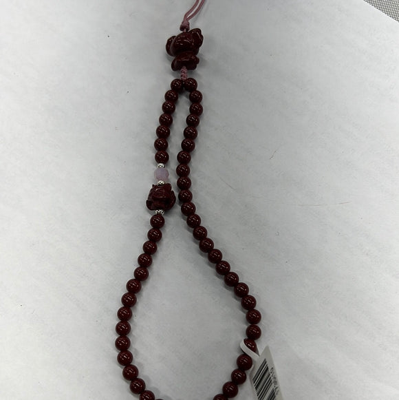 紫金砂手机链挂饰