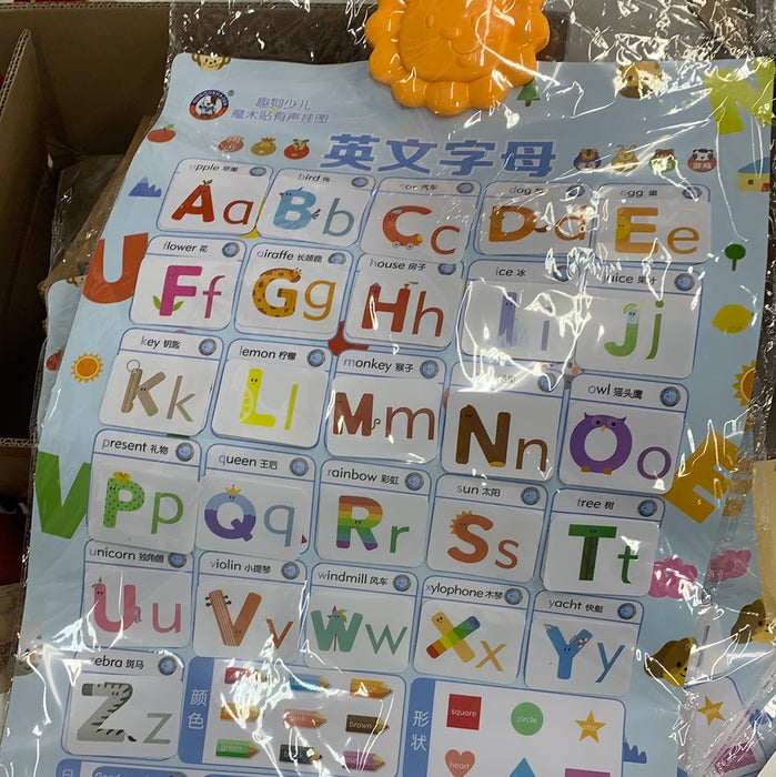 英语字母发声挂图