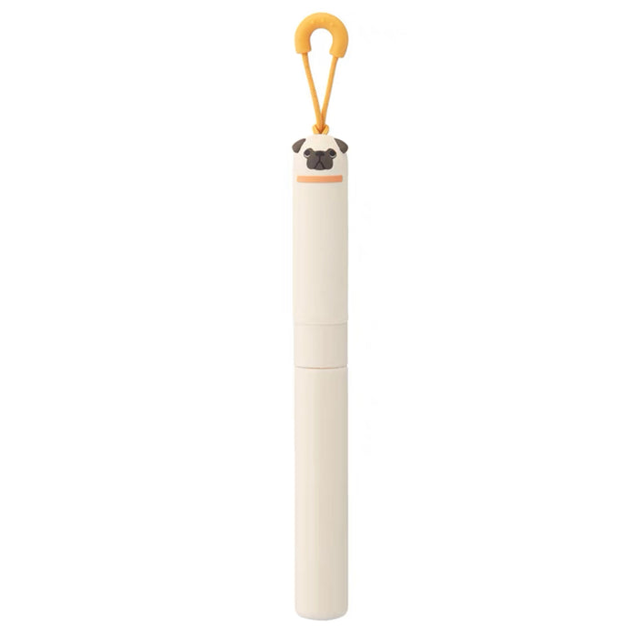 LIHIT LAB. PUNILABO Pen Shape Scissors 喜利PUNILABO硅胶笔式便携剪刀：八哥