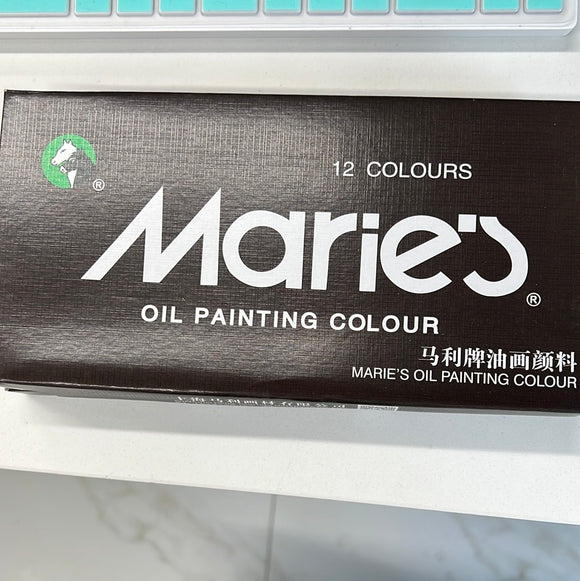马利牌油画颜料12色