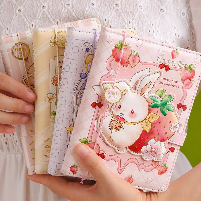 Magnetic Journal Notebook - Cake 可爱限定手帐本磁扣本A5蛋糕味