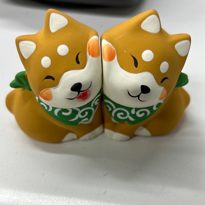 Shiba Figurine set of 2可爱柴犬摆件一对