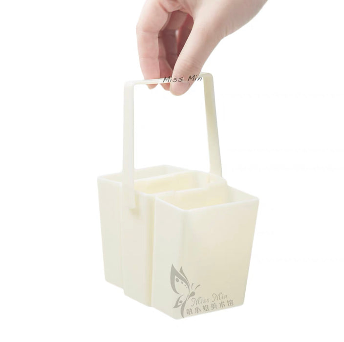 Mini Writing-Brush Washer - White 水彩便携式 迷你洗笔筒