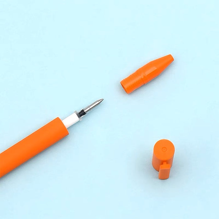 KACO K1 Gel Ink Pen 8pcs Set- 0.5mm Black Ink 彩色笔杆盖帽中性笔8支装0.5mm子弹头黑芯