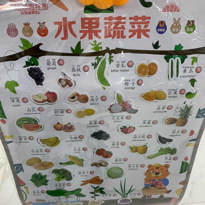 水果蔬菜发声挂图