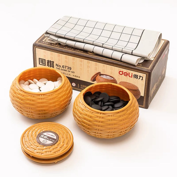 DELI No.6793 The Game Of GO得力6739学生初学者成人草篓围棋