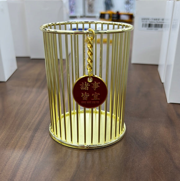 金属笔筒：诸事皆宜