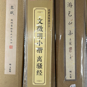 近距离临摹字卡：文徵明小楷 离骚经