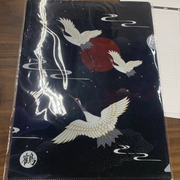 仙鹤文件夹  云中仙  黑