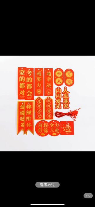 Decoration Hanging 新年挂饰-逢考必过