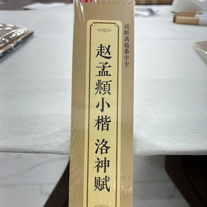 近距离临摹字卡：赵孟頫小楷 洛神赋