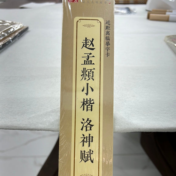 近距离临摹字卡：赵孟頫小楷 洛神赋