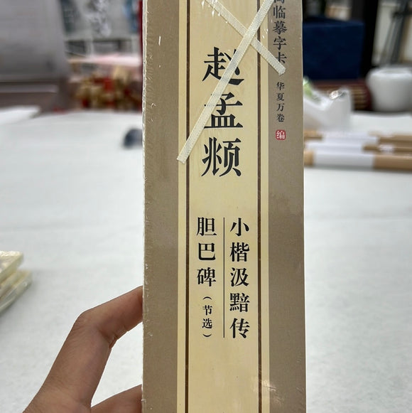 近距离临摹字卡：赵孟頫 小楷汲黯传 胆巴碑（节选）
