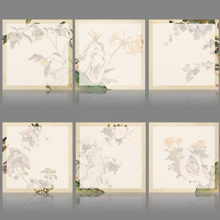 Traditional Chinese Style Letter Paper - Squared 雅清小方 方笺 24张