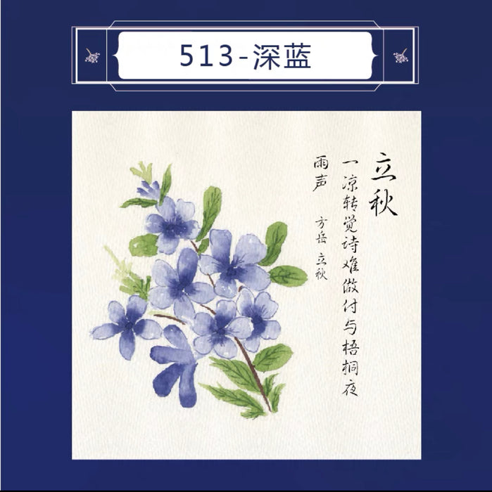 PENBBS INK 坛水二十四节气彩墨 35ml 深蓝 立秋