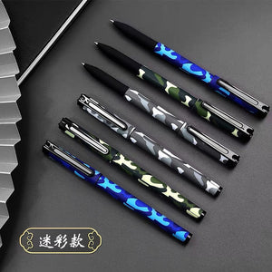 五千年0.5签字笔 迷彩版  WQN Gel Pen - Black 0.5mm - camouflage