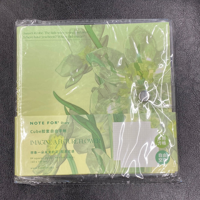 NOTE FOR Diary Cube Handbook 【永生玫瑰】Note for Cube胶套自由手帐