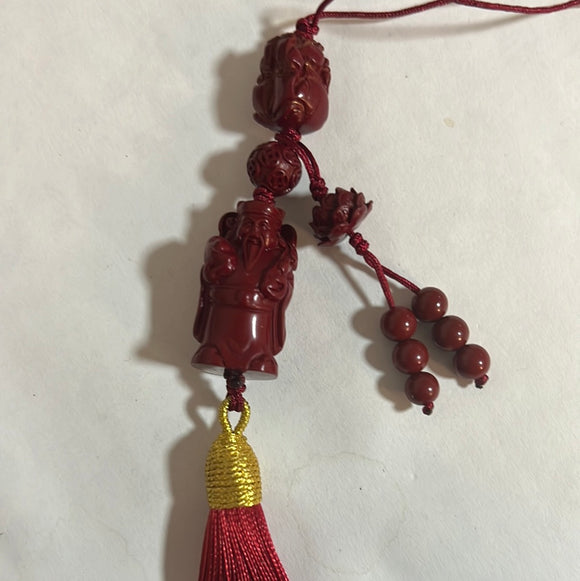 紫金砂财神挂饰