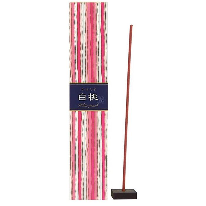 NIPPON KODO Incense Kayuragi - White Peach 40 sticks 日本香堂KAYURAGI线香 白桃 40根装