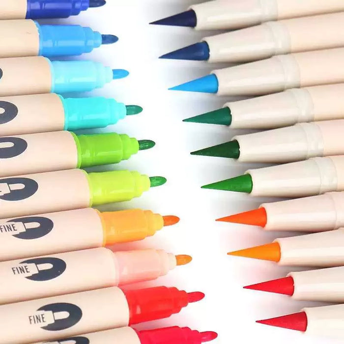 DS-2002 Water Based Brush Marker 点石DS-2002软头水性马克笔