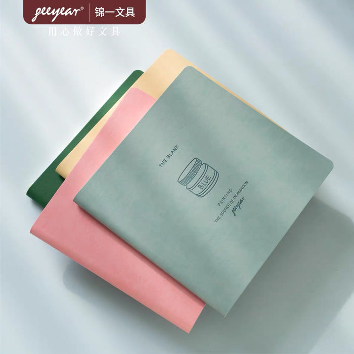 GEEYEAR Blank Painting Book - Random Color 锦一空白绘画本素描本笔记本 颜色随机
