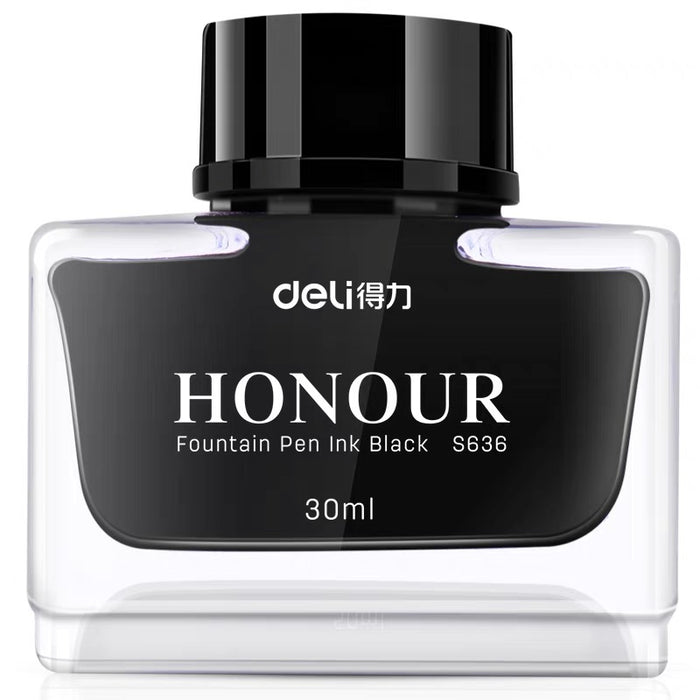 得力HONOUR非碳素墨水 - 黑色