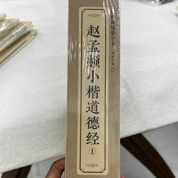 近距离临摹字卡：赵孟頫小楷道德经
