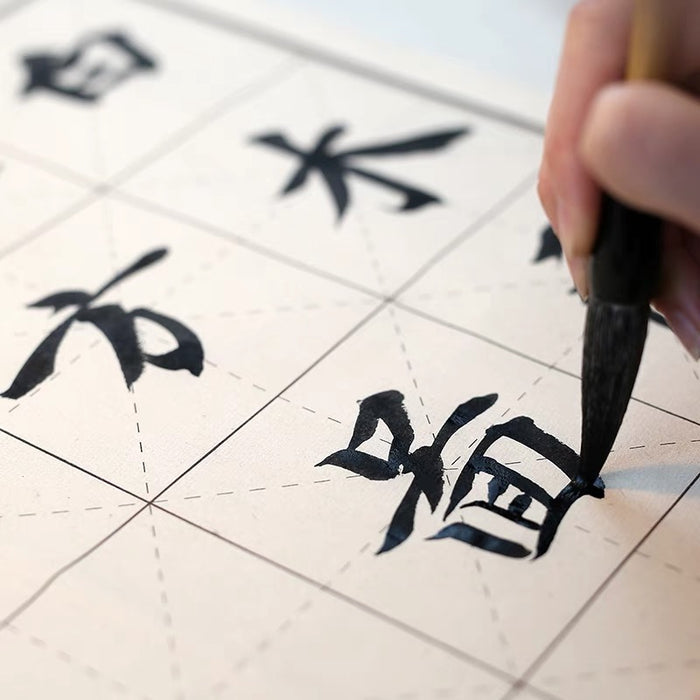 Chinese Calligraphy Practice Xuan Paper问心堂4尺4开书法练习纸7.5cm方格40格