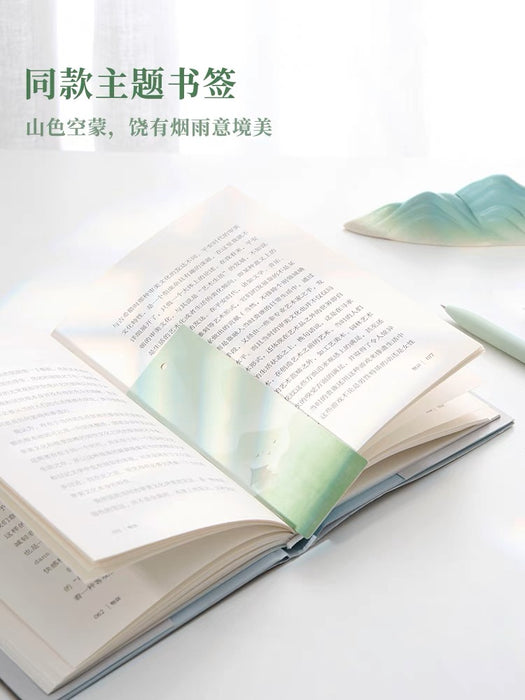 KACO Gel Ink Pen & Refills Set - 0.5mm Green Ink & 2 Refills 碧波西子点途按动式中性笔套装0.5绿色笔芯 含黑芯两支书签一张