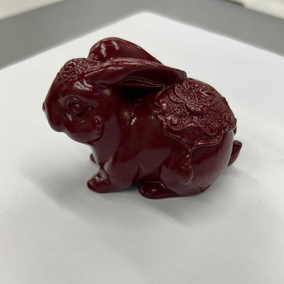紫金砂兔子摆饰