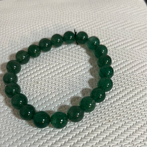 绿草莓晶单圈手串
