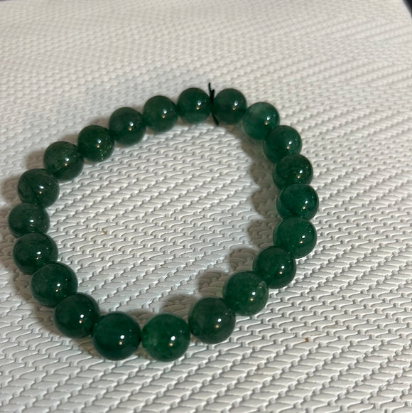 绿草莓晶单圈手串