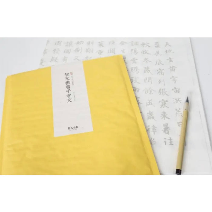 素手抄经：智永楷书千字文（套装共10张 附送日本注水抄经笔1支）