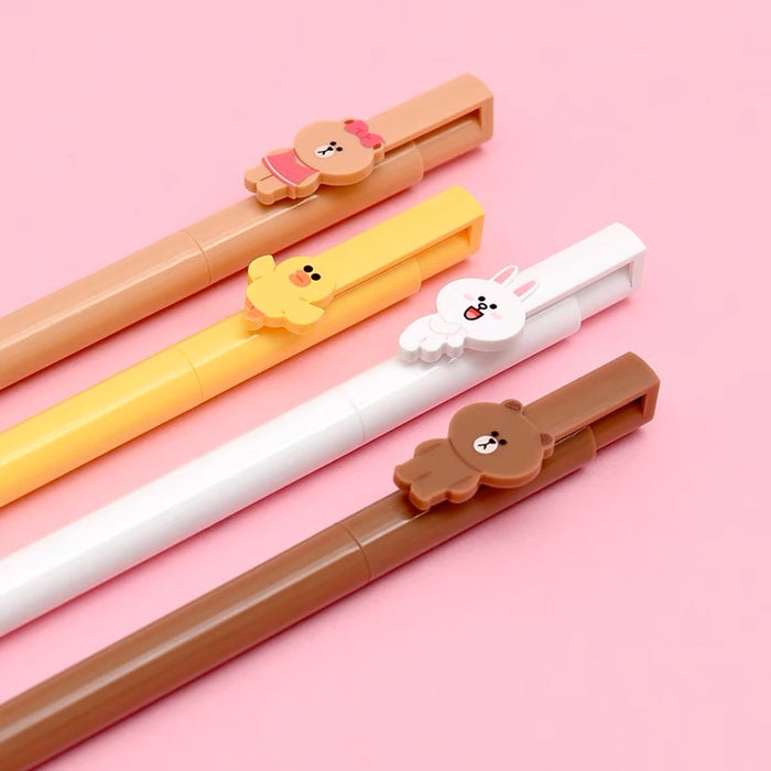 KACO & Line Friends Gel Ink Pen 4pcs KACO & LINE Friends联名中性笔 4支装