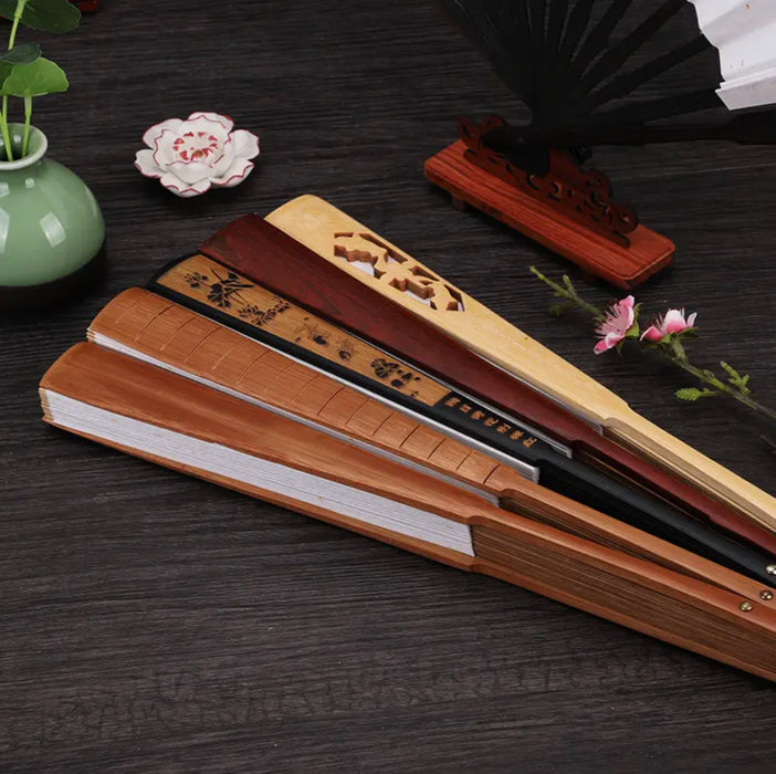 Blank Xuan Paper Fan for Calligraphy Practicing 8# 宣纸扇子空白DIY书法题字 8寸